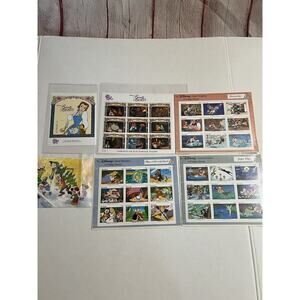 Disney Lot Of 30 Sheets Stamp Collection International Collectors Society NEW